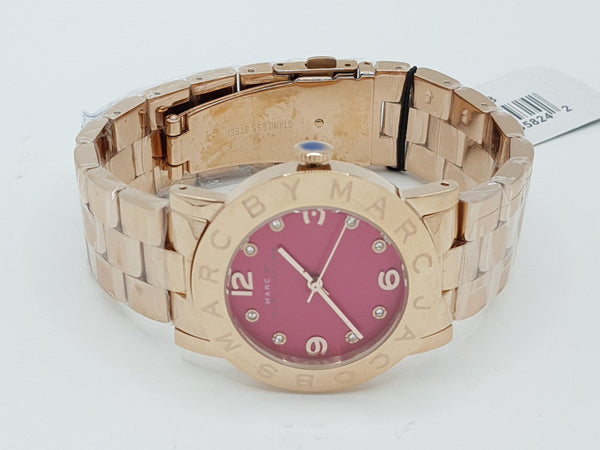 Marc By Marc Jacobs Amy Brown Women's Rose Gold Classic Watch MBM8618