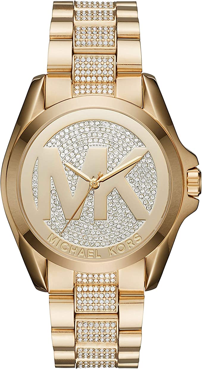 Michael Kors Bradshaw Gold Tone Pave Women's Watch  MK6487 - The Watches Men & CO