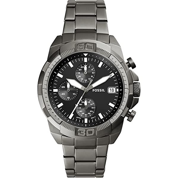 Fossil Bronson Chronograph Quartz Black Dial Men's Watch FS5852