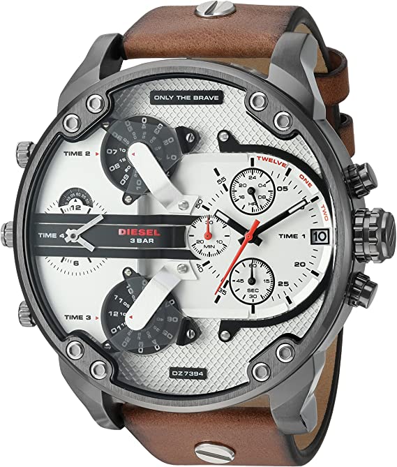 Diesel Mr. Daddy 2.0 Chronograph Silver Dial Men's Watch DZ7394