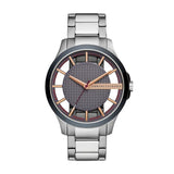 Armani Exchange Hampton Grey Metal Men's Watch  AX2405 - Watches of Australia