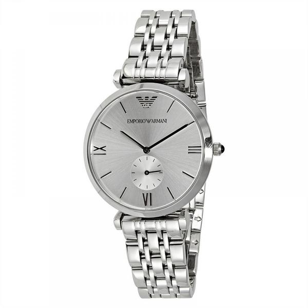 Emporio Armani Classic Silver Dial Men's Watch AR1819