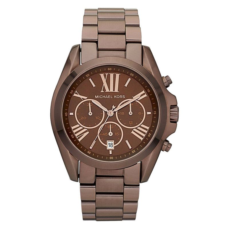 Michael Kors Bradshaw Chronograph Espresso Dial Unisex Watch  MK5628 - Watches of Australia