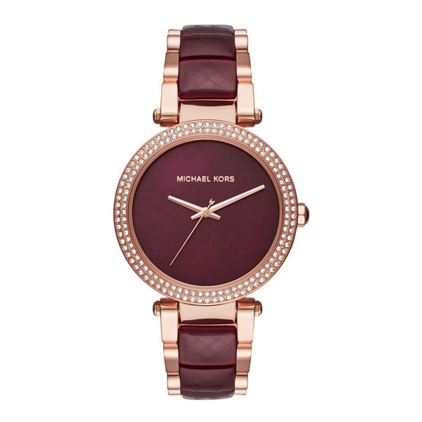 Michael Kors Parker Burgundy Women's Watch  MK6412 - The Watches Men & CO