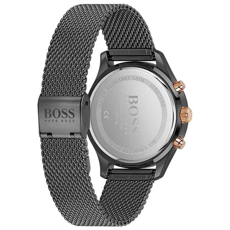 Hugo Boss Associate Black Mesh Men's Watch 1513811 - Watches of Australia #3