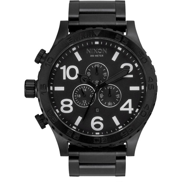 Nixon 51-30 Chrono All Black Men's Watch  A083-001 - Watches of Australia