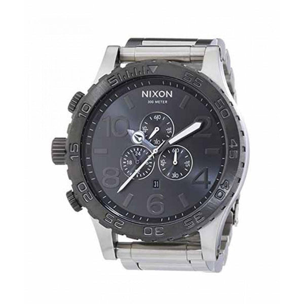 Nixon 51-30 Chrono Silver Gunmetal Men's Watch A083-1762 - Watches of Australia #2