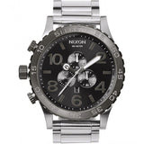 Nixon 51-30 Chrono Silver Gunmetal Men's Watch A083-1762 - The Watches Men & CO #3