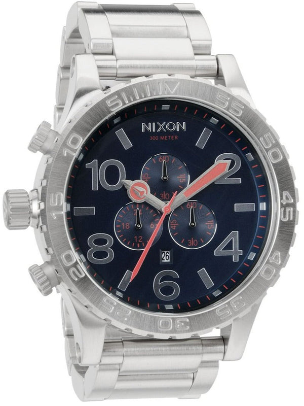 Nixon 51-30 Navy Blue Silver Men's Watch  A083-307 - Watches of Australia