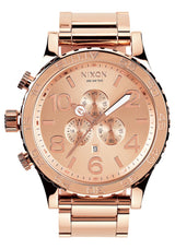 Nixon 51-30 Chrono Rose Gold Men's Watch Men's Watch  A083-897 - Watches of Australia