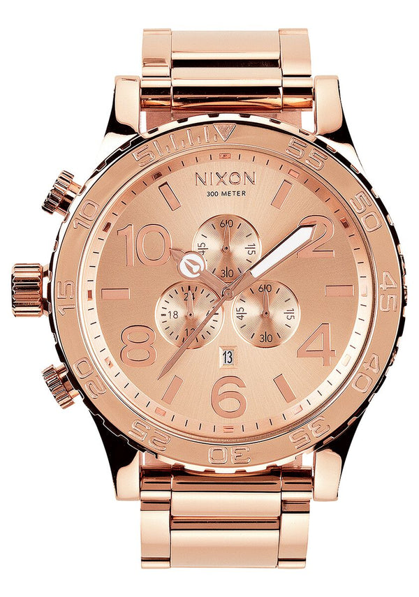 Nixon 51-30 Chrono Rose Gold Men's Watch Men's Watch  A083-897 - The Watches Men & CO