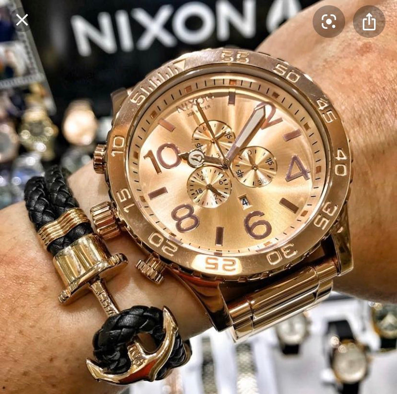 Nixon 51-30 Chrono Rose Gold Men's Watch Men's Watch A083-897 - Watches of Australia #5