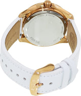 Fossil Cecile Rose gold White Leather Women's Watch AM4486 - Watches of Australia #2