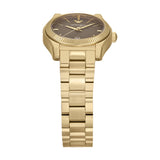 Emporio Armani Three-Hand Gold-Tone Brown Dial Stainless Steel Watch AR11700 AR11700 - Image 2