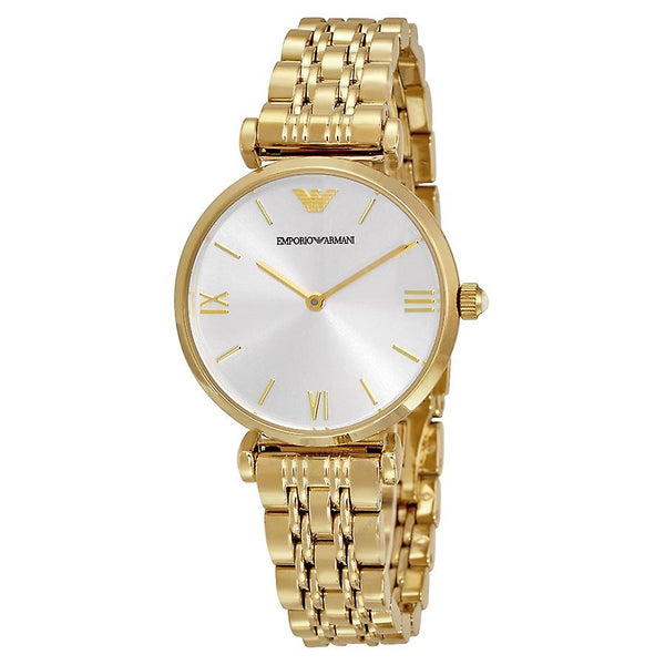 EMPORIO ARMANI Classic Gold-tone Ladies Watch AR1877 (DEFECT)