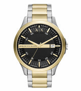 Armani Exchange Hampton Date black Dial Two-Tone  Watch - AX2453