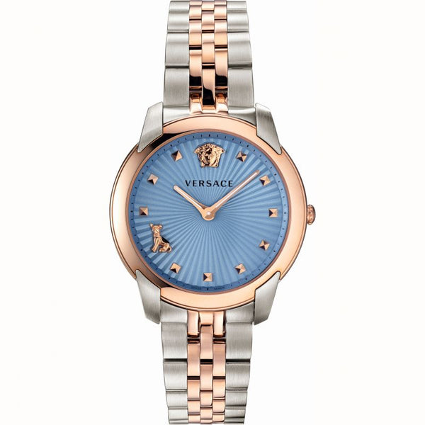 Versace Audrey Quartz Blue Dial Ladies Watch VELR00619