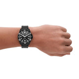Armani Exchange Three-Hand Date Black Men's Watch - AX1952