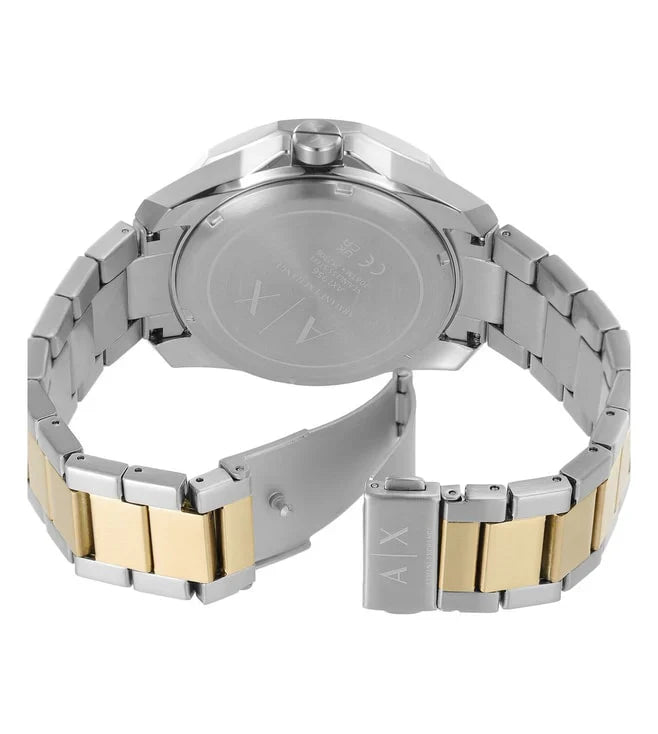 Armani Exchange Spencer Three-Hand Date Two-Tone Men's Watch - AX1956