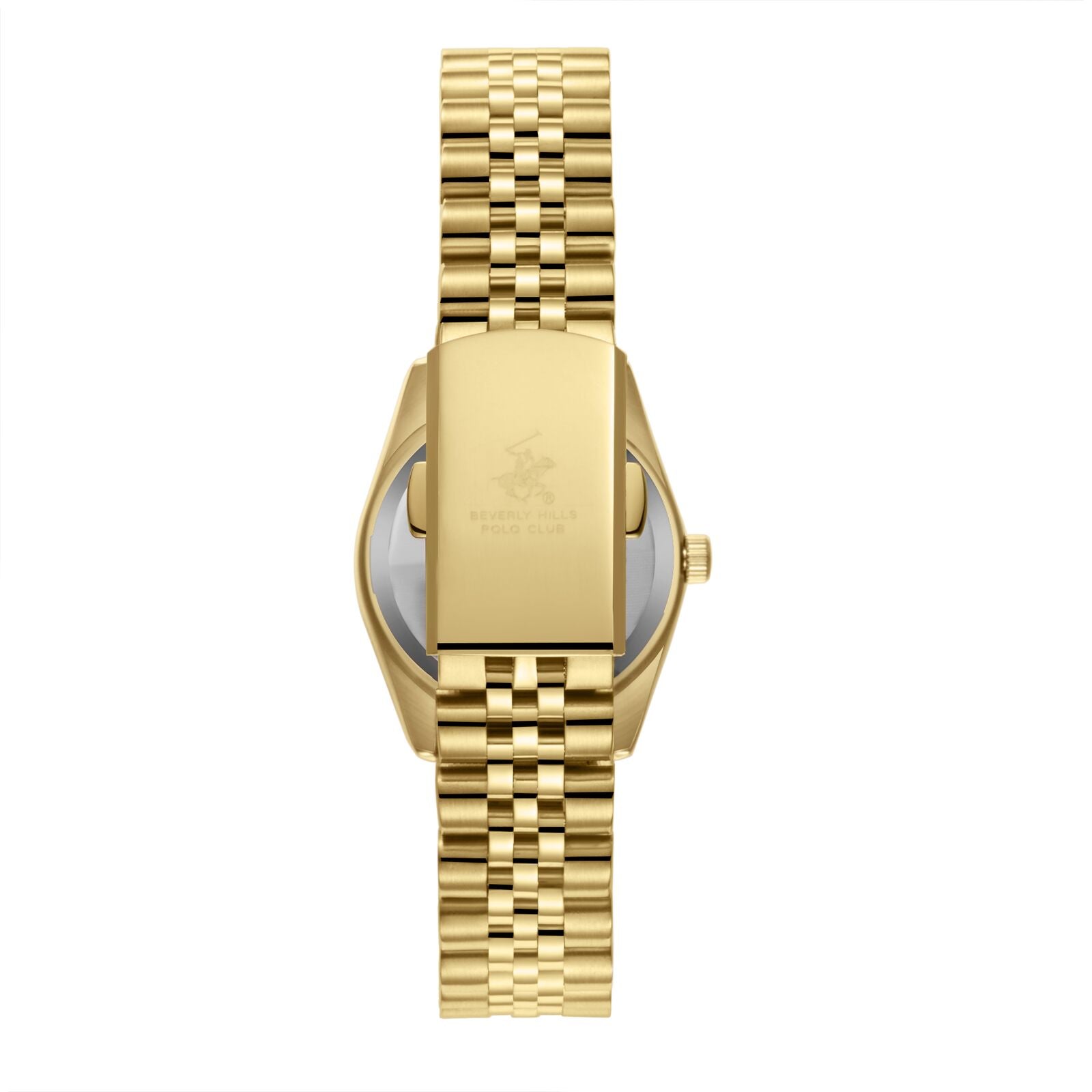 Beverly Hills Polo Club Mother Pearl All Gold Diamond Watch BP3654X.120