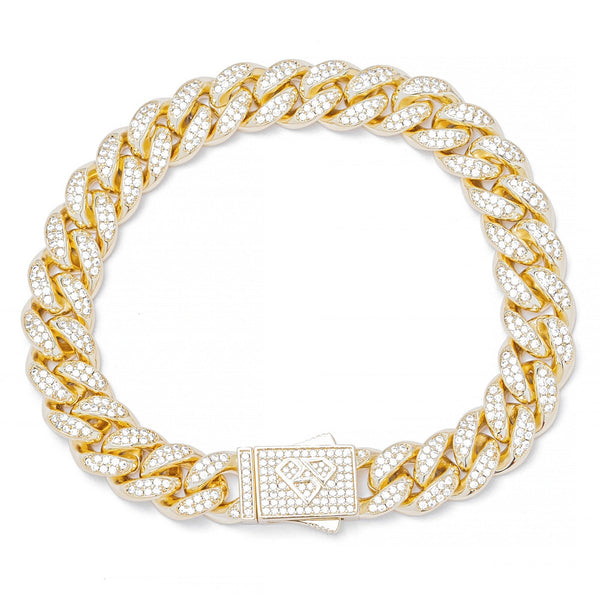 Big Daddy 12MM Gold Cuban Link Bracelet