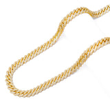 Big Daddy 12MM Straight Edge Cuban Gold Chain