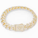 Big Daddy 12MM Gold Figaro Bracelet