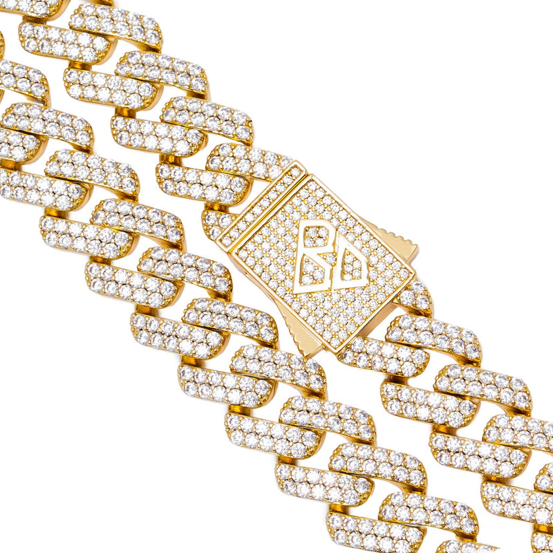 Big Daddy 12MM Gold Figaro Chain