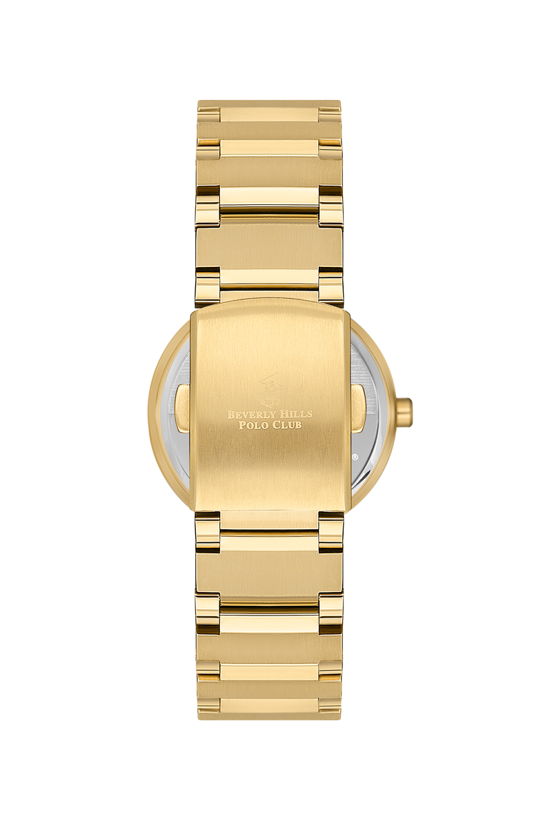 BEVERLY HILLS POLO CLUB Women’s Gold Stainless Steel Watch – BP3568X.120