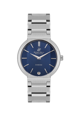 BEVERLY HILLS POLO CLUB Women’s Stainless Steel Blue Dial Watch – BP3568X.390