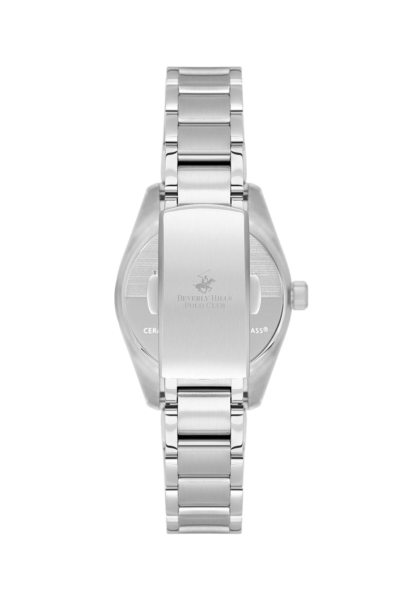 BEVERLY HILLS POLO CLUB Women's 32 MM Silver Analog Stainless Steel Watch – BP3597X.370