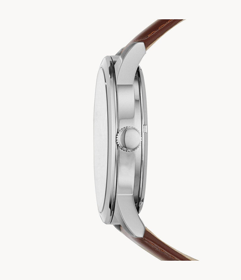 Fossil Flynn Automatic Brown Leather Men's Watch BQ2270 - Watches of Australia #3