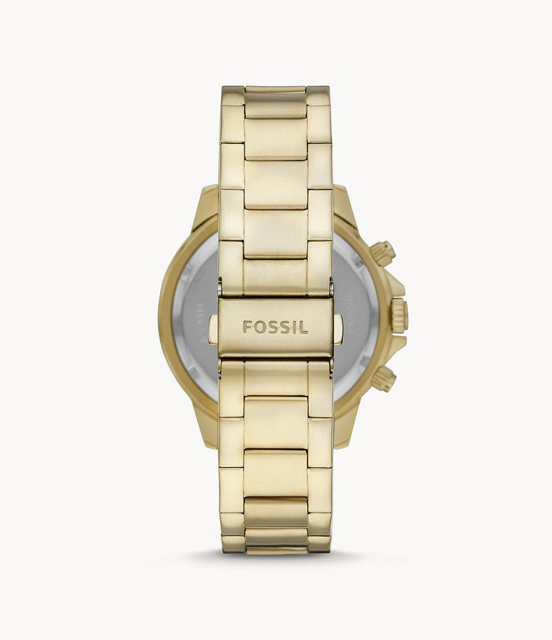 Fossil Bannon Multifunction Gold-Tone Green Dial Men's Watch BQ2493