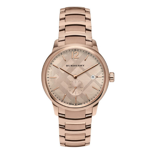 Burberry Women’s Swiss Made Quartz Stainless Steel Rose Gold Dial Women's Watch  BU10116 - Watches of Australia