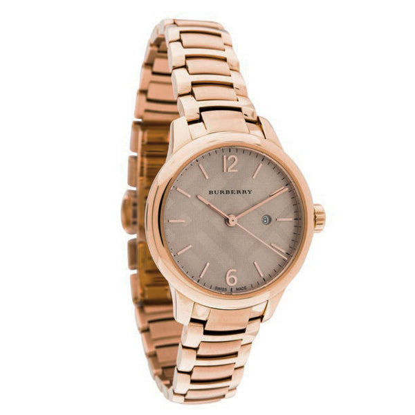 Burberry Swiss Quartz Rose Gold Women's Watch BU10116