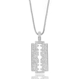 Big Daddy Iced Out Razor Pendant