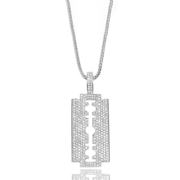 Big Daddy Iced Out Razor Pendant