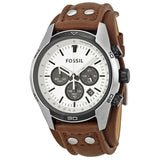 Fossil Coachman Chronograph White Dial Men's Watch  CH2890 - Watches of Australia