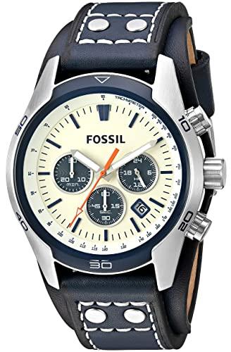 Fossil Coachman Chronograph Off-White Dial Men's Watch  CH3051 - Watches of Australia