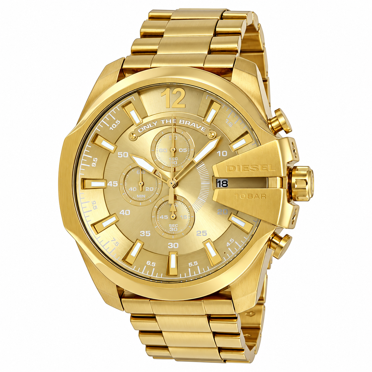 Diesel Mega Chief Chronograph All Gold Men's Watch DZ4360