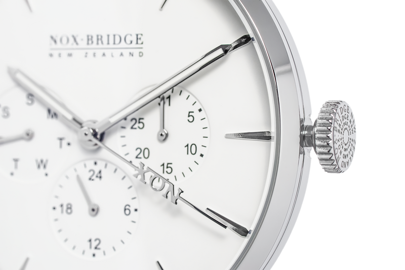 Nox Bridge Silver Men's Watch - Classic Capella Silver 41MM Classic Capella Silver 41MM - Image 3