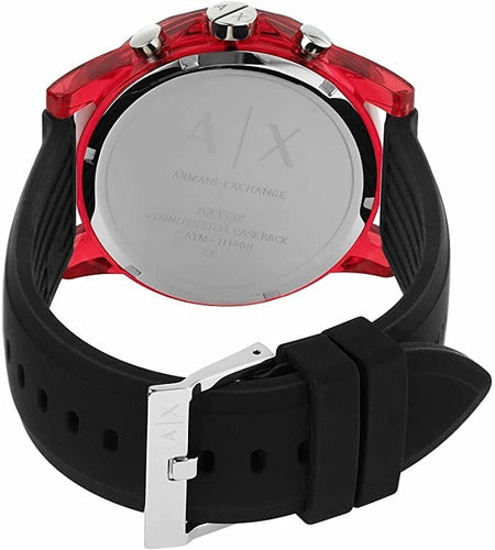 Outerbanks Red Silicon Strap Men's Watch AX1338 - Watches of Australia #3