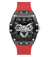 Guess Black Case Red Silicone Men's Watch GW0203G4
