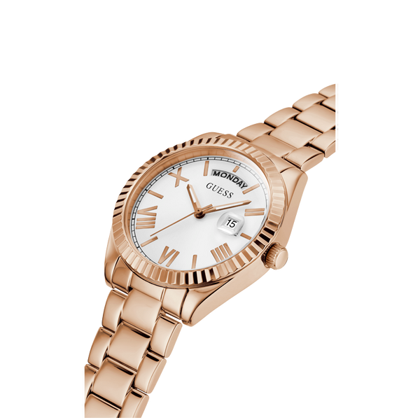 Guess Luna Rose Gold White Dial Women's Watch GW0308L3