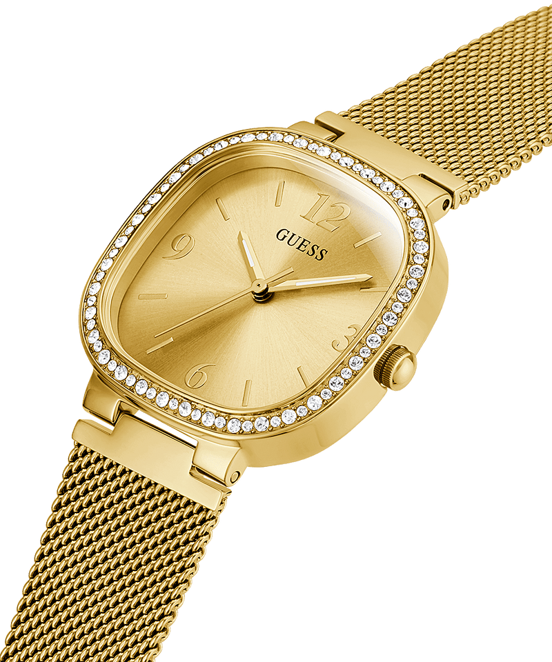 Guess Tapestry Gold Square Women's Watch GW0354L2