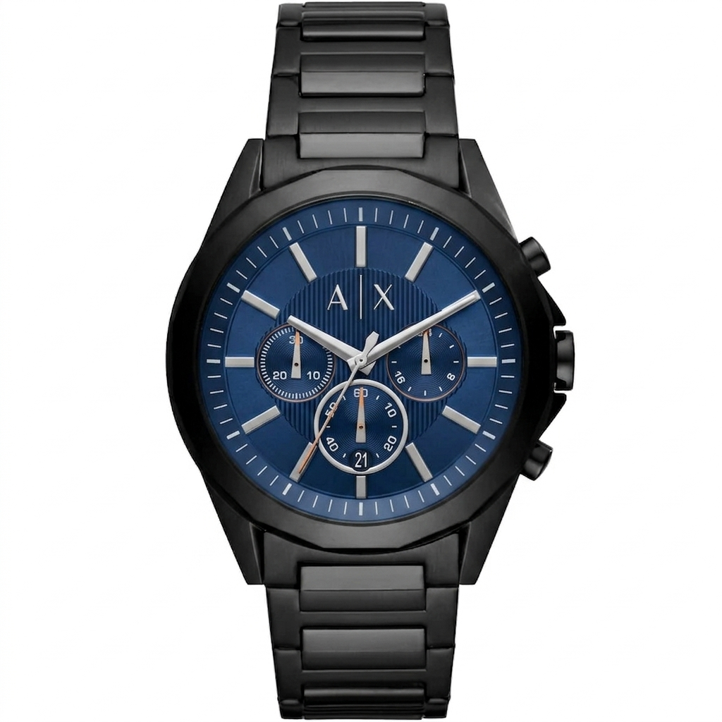 Armani Exchange Drexler Chronograph Black Watch - AX2639