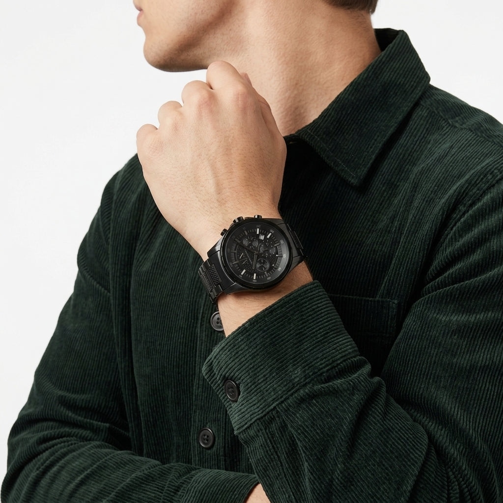 Armani Exchange Chronograph All Black Men's Watch AX1058