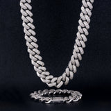 Big Daddy 18mm Silver & Cuban Link Chain