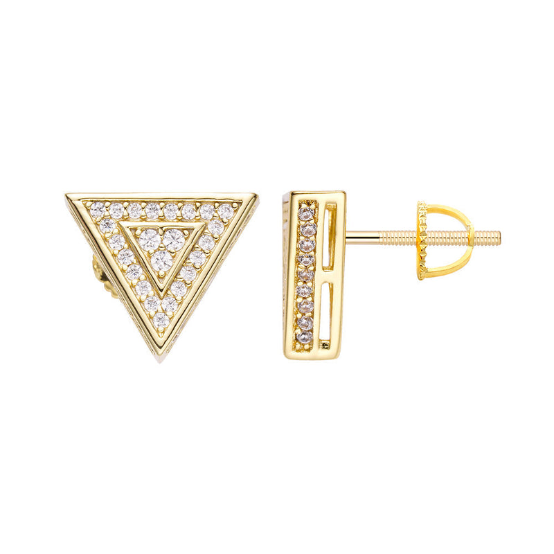 Big Daddy Triangle Stud Earring