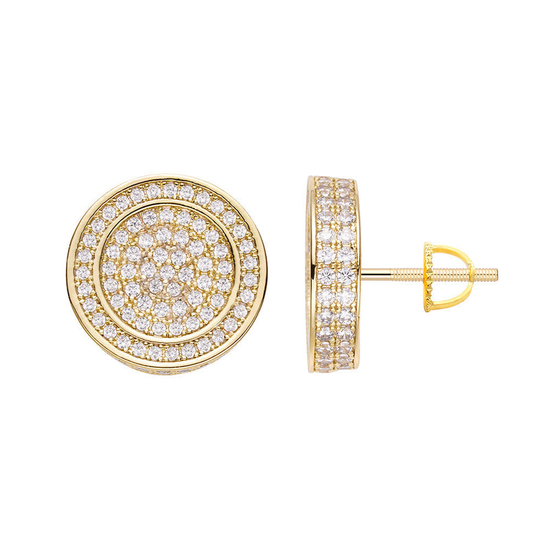 Big Daddy All Pave Round Earring